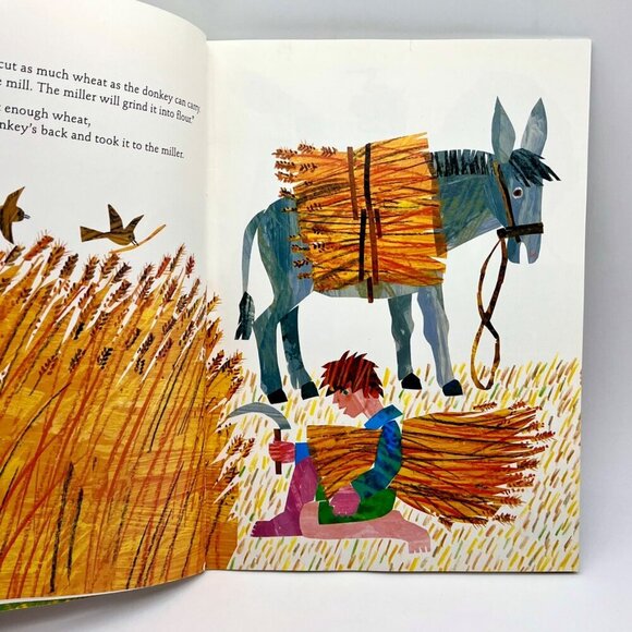 Eric Carle Pancakes Pancakes 1992 Vintage Scholastic Large Book - Picture 5 of 8